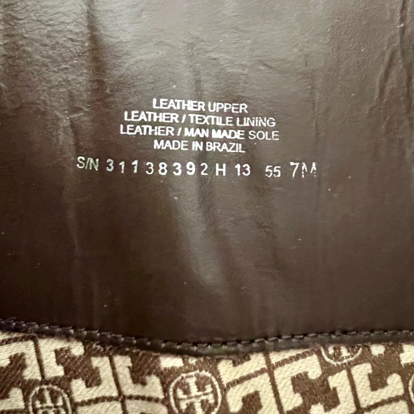 TORY BURCH | Tall Riding Boots Bristol Dark Brown Coconut Leather Size 7 - Picture 15 of 15